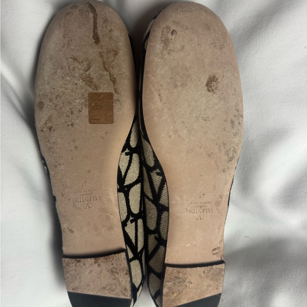 Valentino Garavani Toile Iconographe ballerina flats - Picture 2 of 9